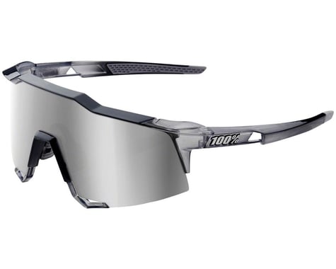 100% Speedcraft Sunglasses (Translucent Grey) (Grey Mirror)