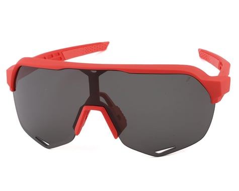 100% S2 Sunglasses (Soft Tact Coral) (Smoke Lens)