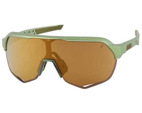 100% S2 Sunglasses (Matte Metallic Viperidae) (Bronze Multilayer Mirror Lens)