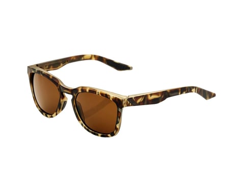 100% Hudson Sunglasses (Soft Tact Havana) (Bronze Lens)