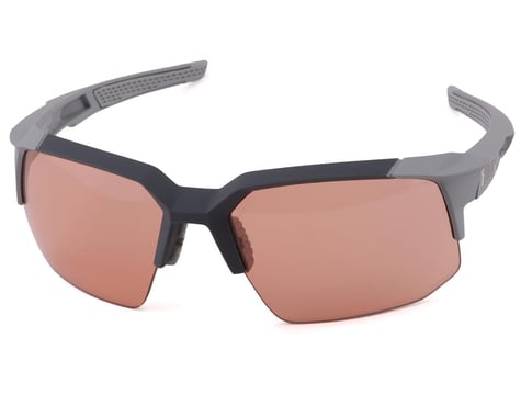 100% Speedcoupe Sunglasses (Soft Tact Stone Grey) (HiPER Coral Lens)