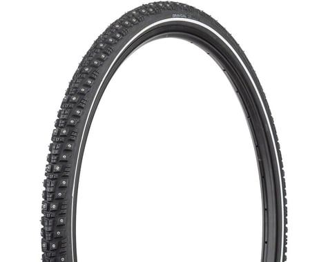 45NRTH Gravdal Tubeless Studded Gravel/Commuter Tire (Black/Reflective) (700c) (38mm) (252 Studs)