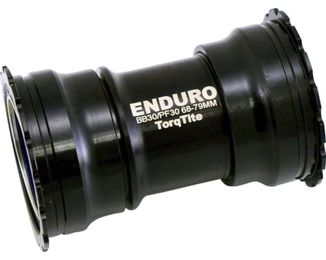 Enduro TorqTite Bottom Bracket: PF30, Angular Contact Stainless Steel Bearing Bl