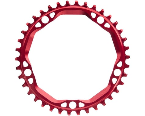 Absolute Black CX Chainring (Red) (130mm BCD)