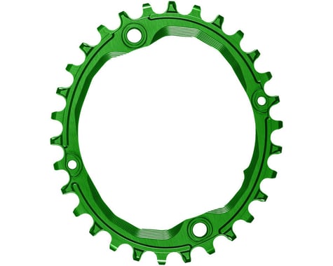 Absolute Black Oval Chainring (Green) (104mm BCD)