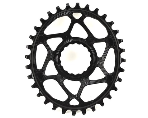 Absolute Black Direct Mount Race Face Cinch Oval Chainrings (Black) (Single) (6mm Offset) (32T)