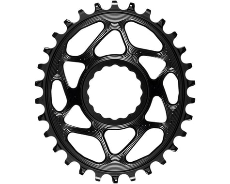 Absolute Black Direct Mount Race Face Cinch Oval Chainrings (Black) (Single) (3mm Offset/Boost) (30T)