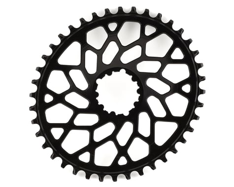 Absolute Black GXP/BB30 Direct Mount Oval CX Chainring (Black) (1x) (6mm Offset) (Single) (40T)