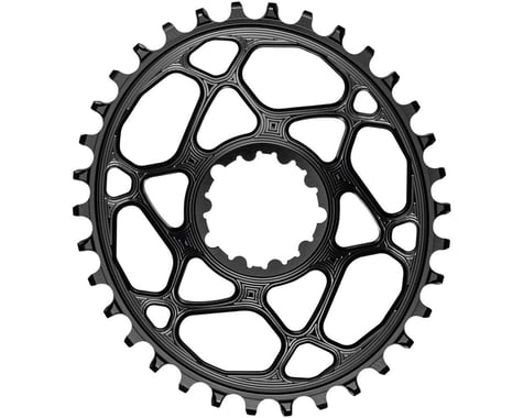 Absolute Black SRAM GXP Direct Mount Oval Chainrings (Black) (Single) (3mm Offset/Boost) (36T)