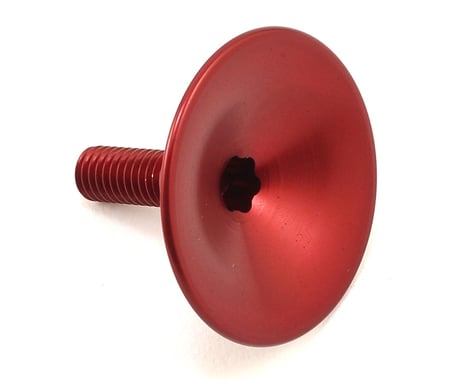 Absolute Black Integrated Top Cap for Headset (Red)