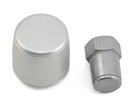 Abus Nutfix Axle Locking Nut (Silver) (2-pack) (M9)