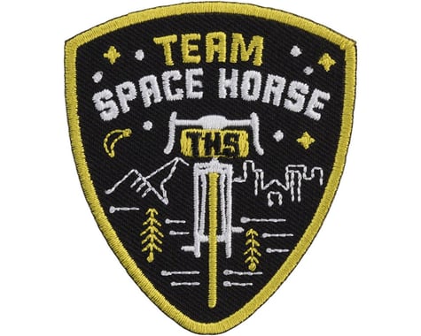 All-City Team Space Horse Patch (Black/Yellow)