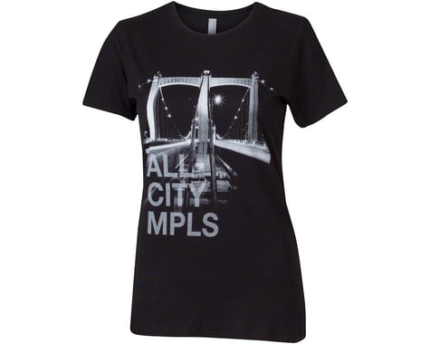 All-City Women's Hennepin Bridge T-Shirt (Black)