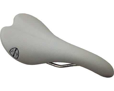 All-City Gonzo Perforated Leather Saddle (Silver)