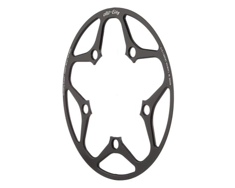All-City Cross Wizard Chainring Guard (Black) (110mm BCD) (44T)