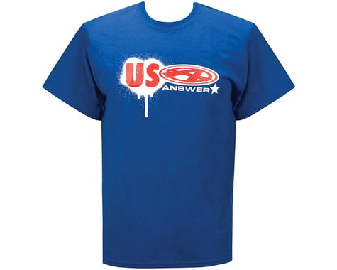 Answer USA T-Shirt (Blue) (2XL)