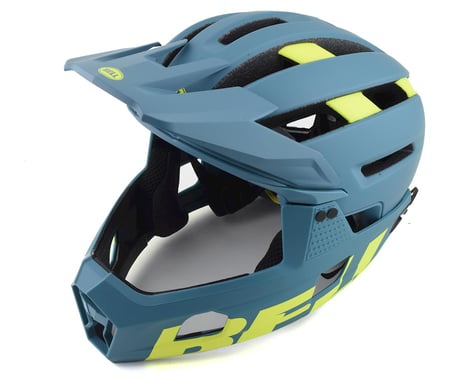 Bell Super Air R MIPS Helmet (Blue/Hi Viz) (L)