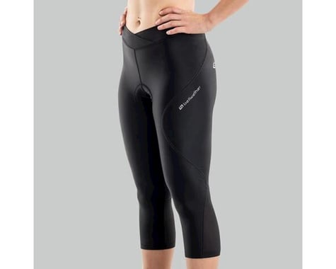 Bellwether Women's Capri Cycling Pant (Black) (XL)