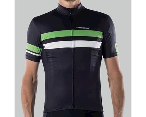 Bellwether Edge Cycling Jersey (Black/Citrus/White)