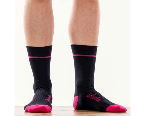 Bellwether Optime Socks (Black/Pink)