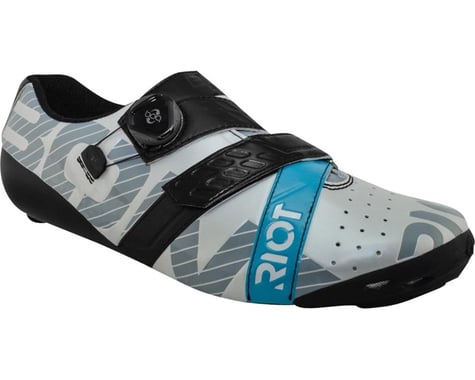 Bont Riot Road+ BOA Cycling Shoe (Pearl White/Black) (Standard Width) (47)