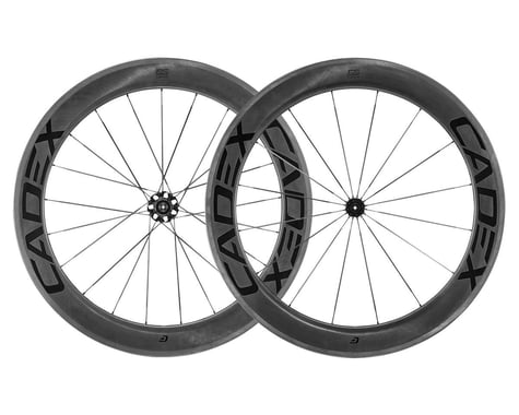 Cadex 65 Tubular Carbon Road Wheels (Shimano HG 11/12) (QR x 130mm) (Rear) (700c)