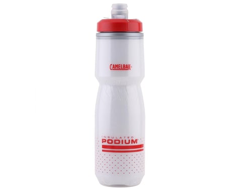 Camelbak Podium Chill Insulated Water Bottle (Fiery Red/White) (24oz)