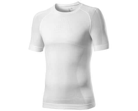 Castelli Men's Core Seamless Short Sleeve Base Layer (White) (2XL)