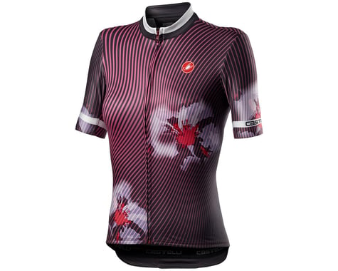 Castelli Primavera Women's Short Sleeve Jersey (Bordeaux) (XL)