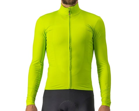 Castelli Pro Thermal Mid Long Sleeve Jersey (Electric Lime) (S)