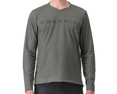 Castelli Trail Tech Long Sleeve Tee 2 (Forest Grey) (M)