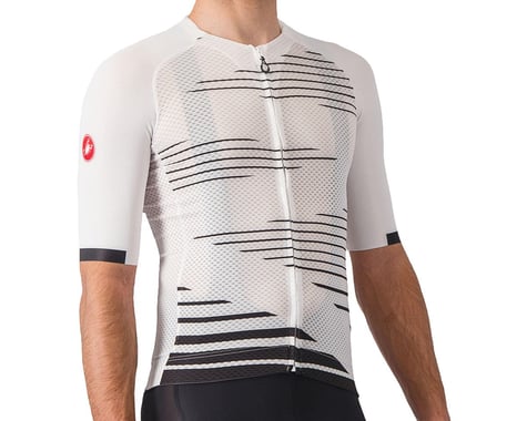 Castelli Climber's 4.0 Short Sleeve Jersey (White/Black) (M)