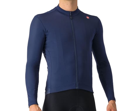 Castelli Espresso Thermal Long Sleeve Jersey (Belgian Blue) (S)