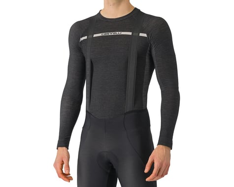 Castelli Merino Seamless Long Sleeve Baselayer (Black) (S/M)