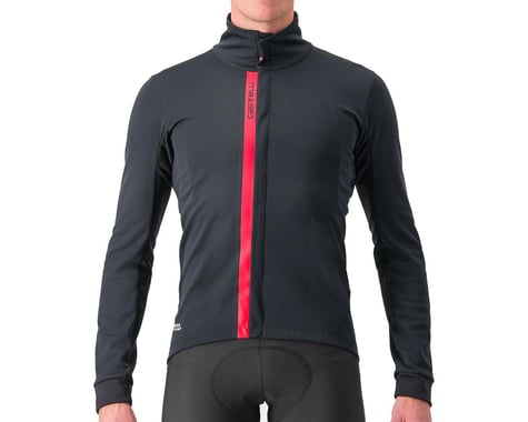 Castelli Entrata Jacket (Light Black/Red) (M)