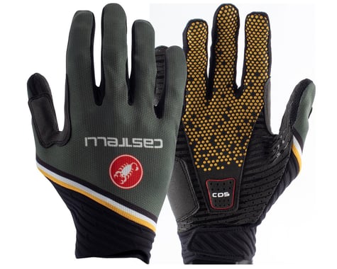 Castelli CW 6.1 Unlimited Long Finger Gloves (Military Green) (M)