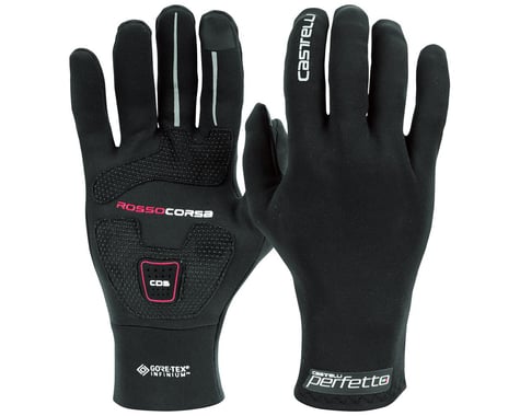 Castelli Women's Perfetto RoS Long Finger Gloves (Black) (M)