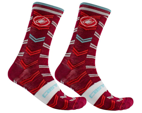 Castelli Men's Transition 18 Socks (Pro Red)