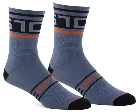Castelli Prologo 15 Socks (Light Steel Blue/Pop Orange-Black)