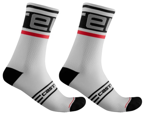 Castelli Prologo 15 Socks (Black/White) (2XL)