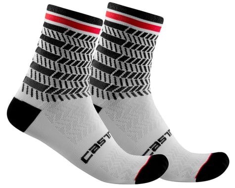 Castelli Avanti 12 Sock (Black/White)