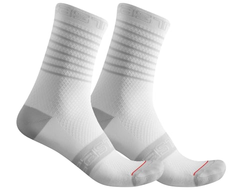 Castelli Women's Superleggera 12 Sock (White) (L/XL)