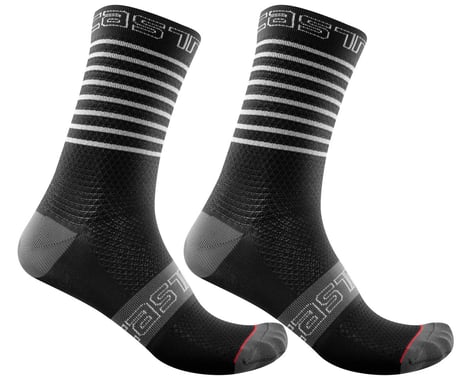 Castelli Women's Superleggera 12 Sock (Black) (S/M)