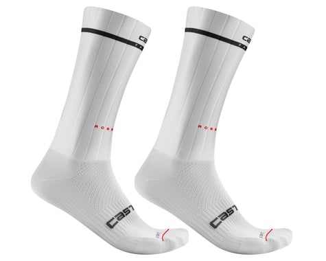 Castelli Fast Feet 2 Socks (White) (S/M)