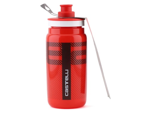 Castelli Elite Fly Water Bottle (Red) (550mL)