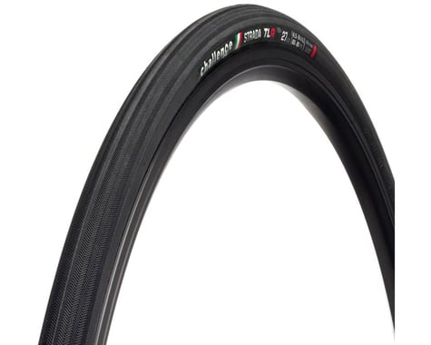 Challenge Strada Race Tubeless Road Tire (Black) (700c / 622 ISO) (27mm)