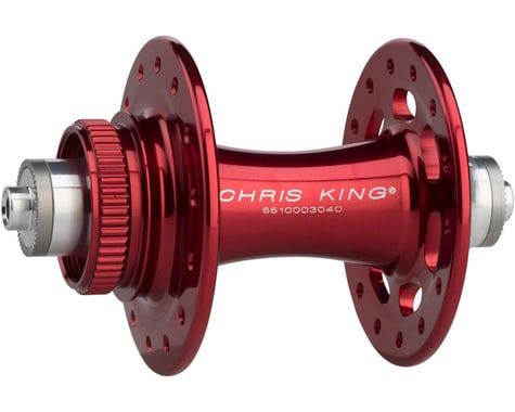 Chris King R45D 9mm QR Front Disc Hub (Red) (28 Hole) (Centerlock)