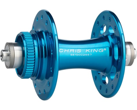 Chris King R45D 9mm QR Front Disc Hub (Turquoise) (28 Hole) (Centerlock)