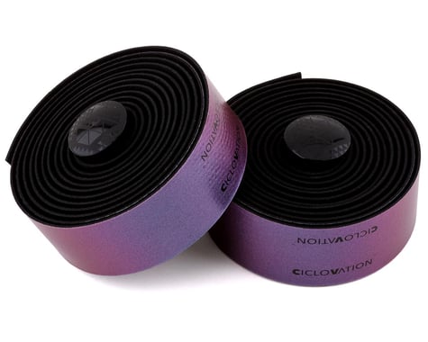 Ciclovation Premium Leather Touch Handlebar Tape (Chameleon Violet Purple)