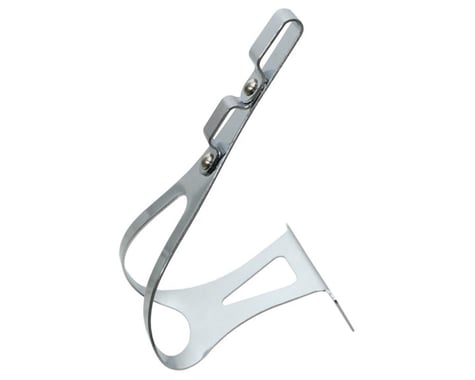Cinelli Steel toe clips,- silver